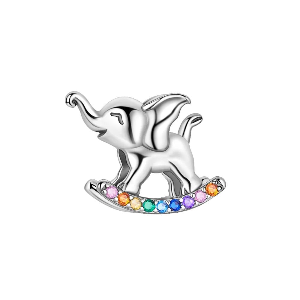 Colour Separation Carousel Pendant Copper Colors For Charms Copper Colors Original Bracelet For Jewelry Making
