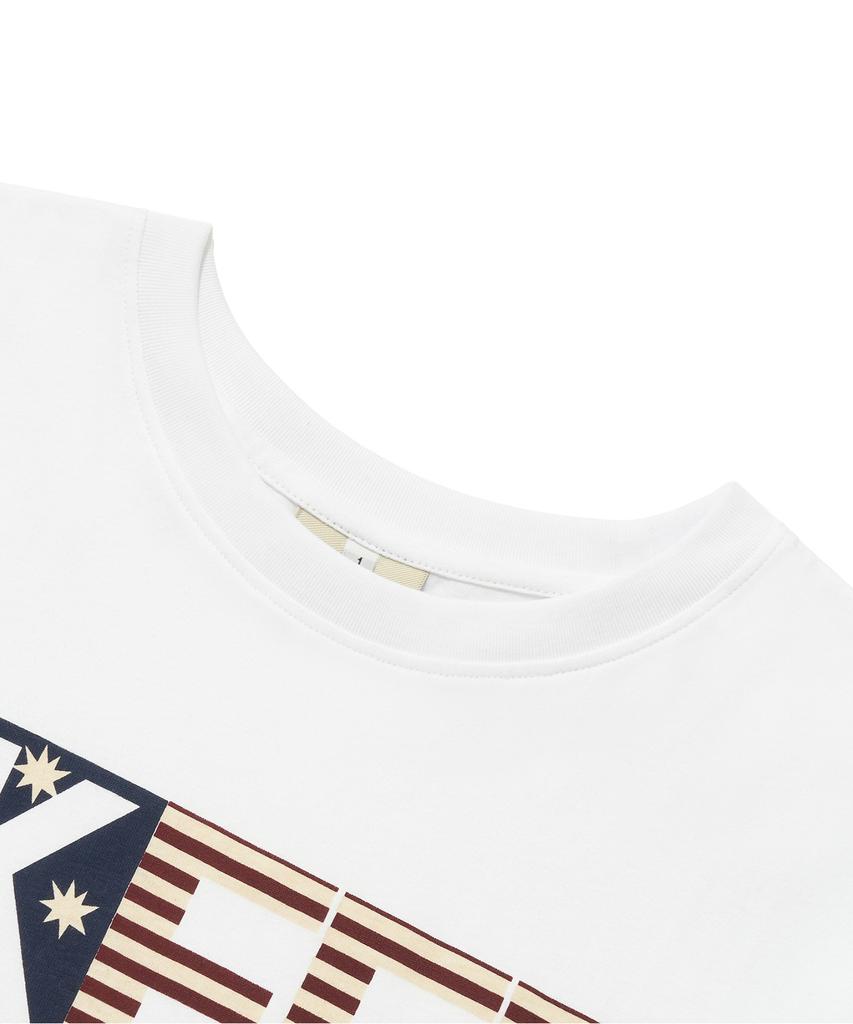 KKEEE American Card Oversized Short Sleeve T-Shirt (2 Colors)