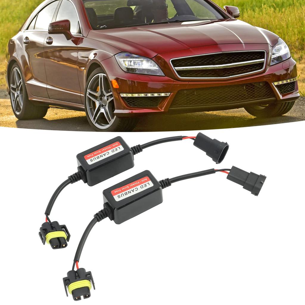 Anti-flicker Resistive Decoder, Wear-resistant H8 H9 H11 LED Canbus