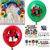 Rainbow Theme Friends Birthday Party Supplies Balloon Banner Cake Decor Toppers