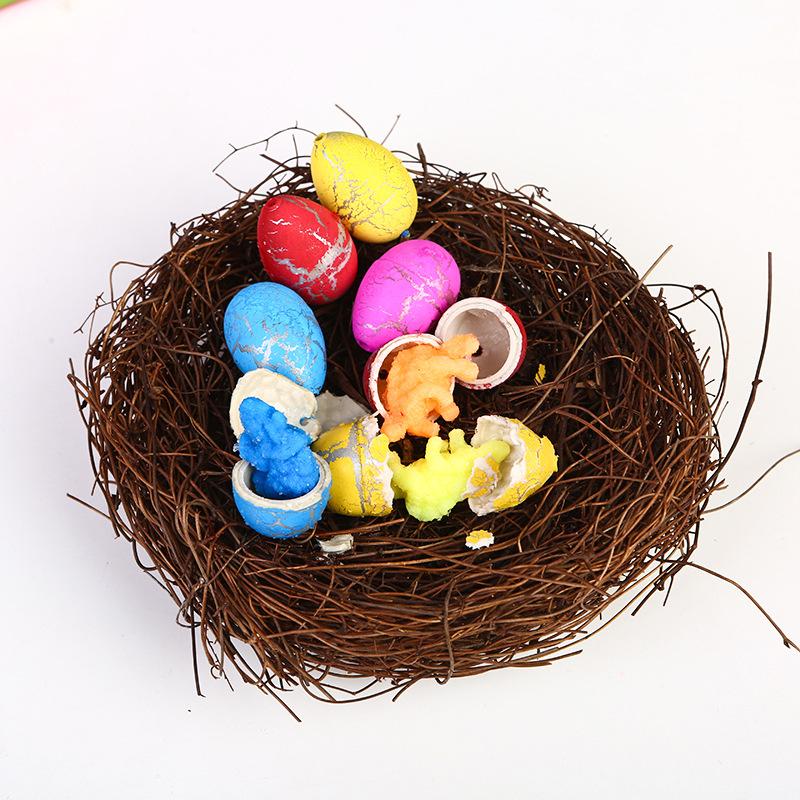 Mixed 20Pcs/Set Color Magic Dinosaur Hatching Growing In Water Grow Egg Animal Breeding Process Educational Teaching Funny Toys