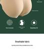 High-Waist Seamless Padded Buttocks Enhancer with Breathable Abdomen Support for Women
