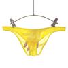 Transparente Herren-Triangel-Hose Triangel-Hose Sexy Niedrige Taille Eis-Seide Ultradünner String
