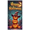 Pumpkin Decoration Spooky Jack-o'-Lantern Banner Holiday Banner Dark Color Scheme Spooky Banner For Spooky Event Night Event