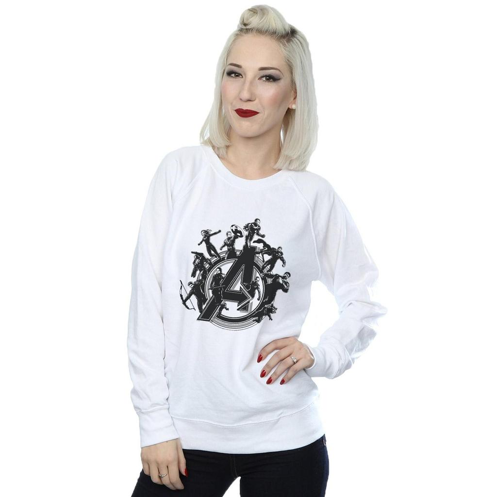 Marvel Womens/Ladies Avengers Endgame Hero Circle Sweatshirt