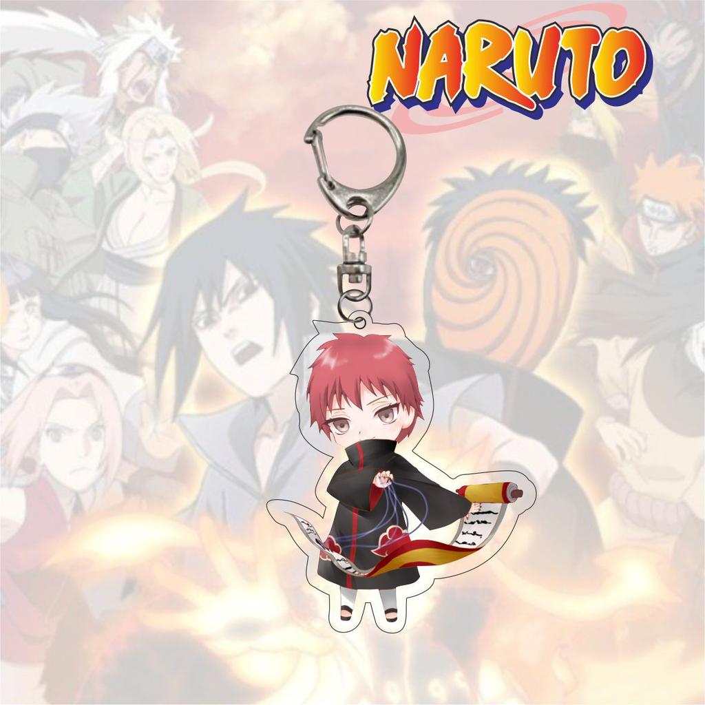 Anime Naruto Akryl nøkkelring tilbehør Uzumaki Naruto tegneserie nøkkelring