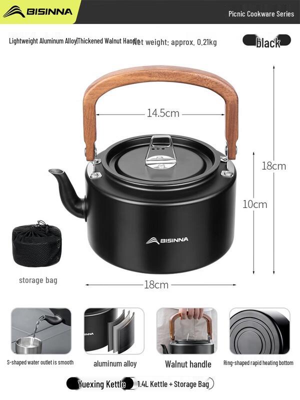 BSWolf Portable Camping Kettle