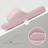Unisex rutschfeste Badezimmer Hausschuhe Weiche Sohle EVA Kissen Slides Sommer Flache Strandsandalen Damen Dicke Plateau Wolkenpantoffeln