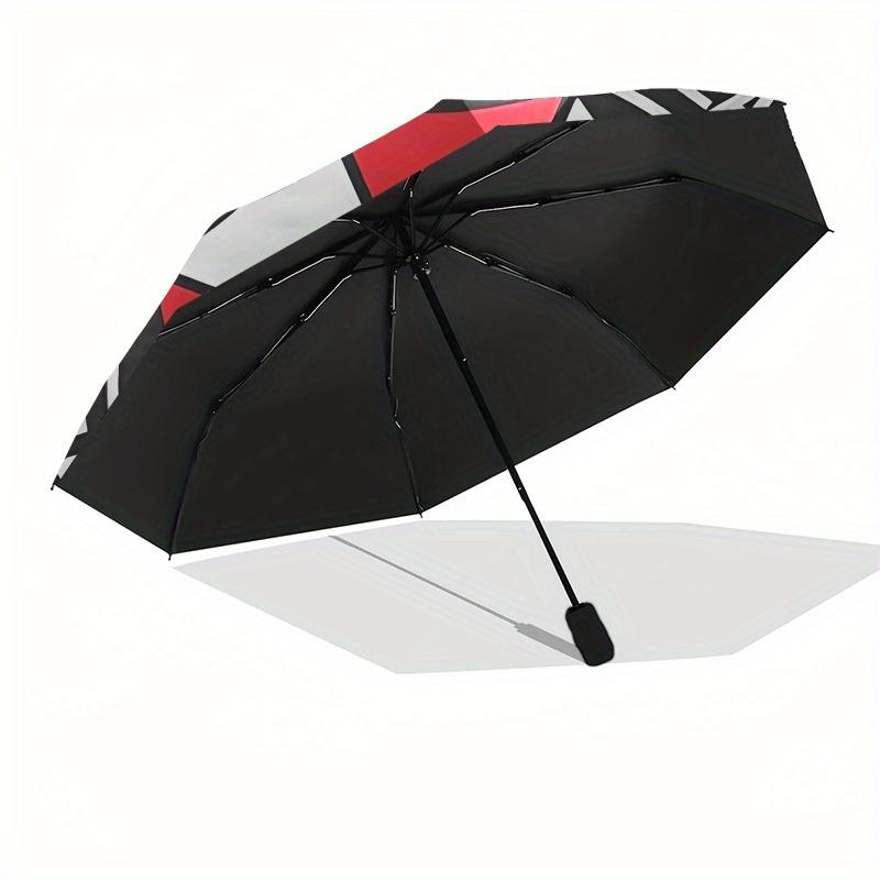 1pc Umbrella Corporation Logo Umbrella with Plastic Handle,Suitable for All Seasons Home Travel Outdoor UmbrellaM929