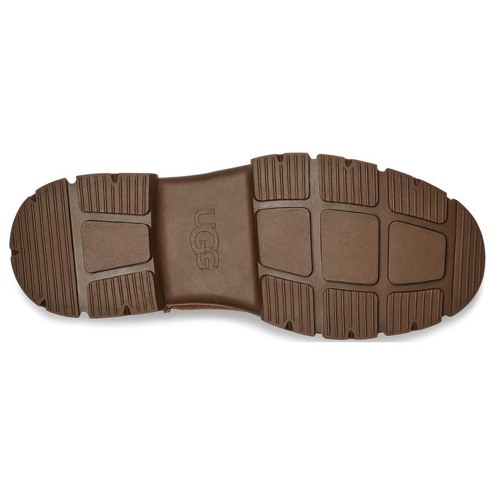 UGG Comfortable Simple Round Toe Slip-On Short Chelsea Boots Men boots Brown 1135313-CTSD