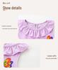 European Style Cotton Knitted Pinafore Princess Dresses for Girls