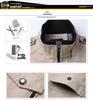 Men's Washed Cotton Stand Collar Jacket - Youth Style Outerwear