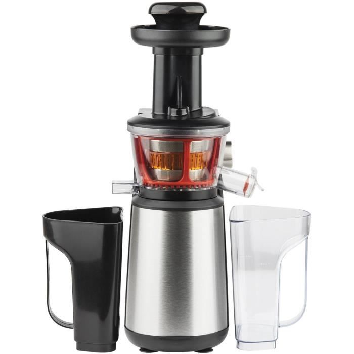 Extracteur de jus - HKOENIG - GSX12 - 400 W - 1 L - Inox / Noir