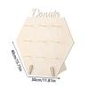 Wall Display Donut Stand For Parties Wooden Doughnut Stand Board For Donut Party Sweet Birthday Wedding Table Decorations