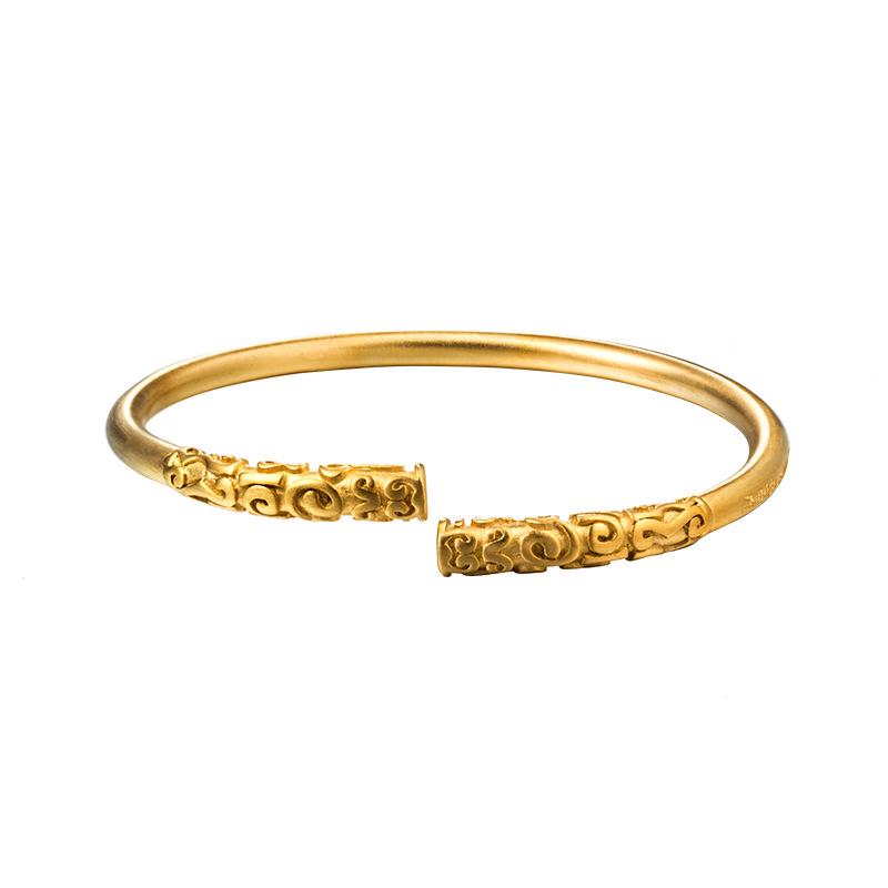 Wukong Ruyi Jingu Bang Bracelet: Monkey King Mythology Inspired 3D Metal Jewelry from Journey to the West