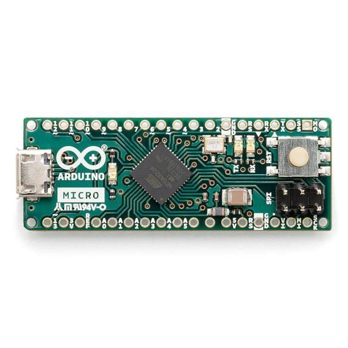 Arduino micro - arduino - modèle officiel - sans headers - atmega32u4 - 2 ans de garantie