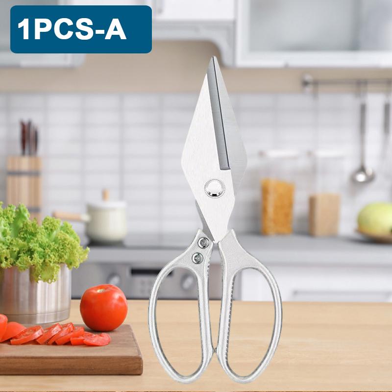 Stainless Steel Kitchen Scissors Professional Poultry Shears for Bone Meat Chicken Vegetables Scissors Multipurpose BBQ Scissors