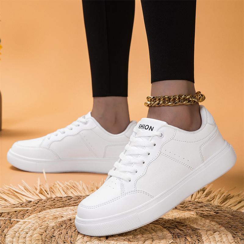 Mens Sneakers White Casual Shoes Spring Autumn Non Slip Couple Lightweight Waterproof Skateboard Shoes Man Chaussure Hommes