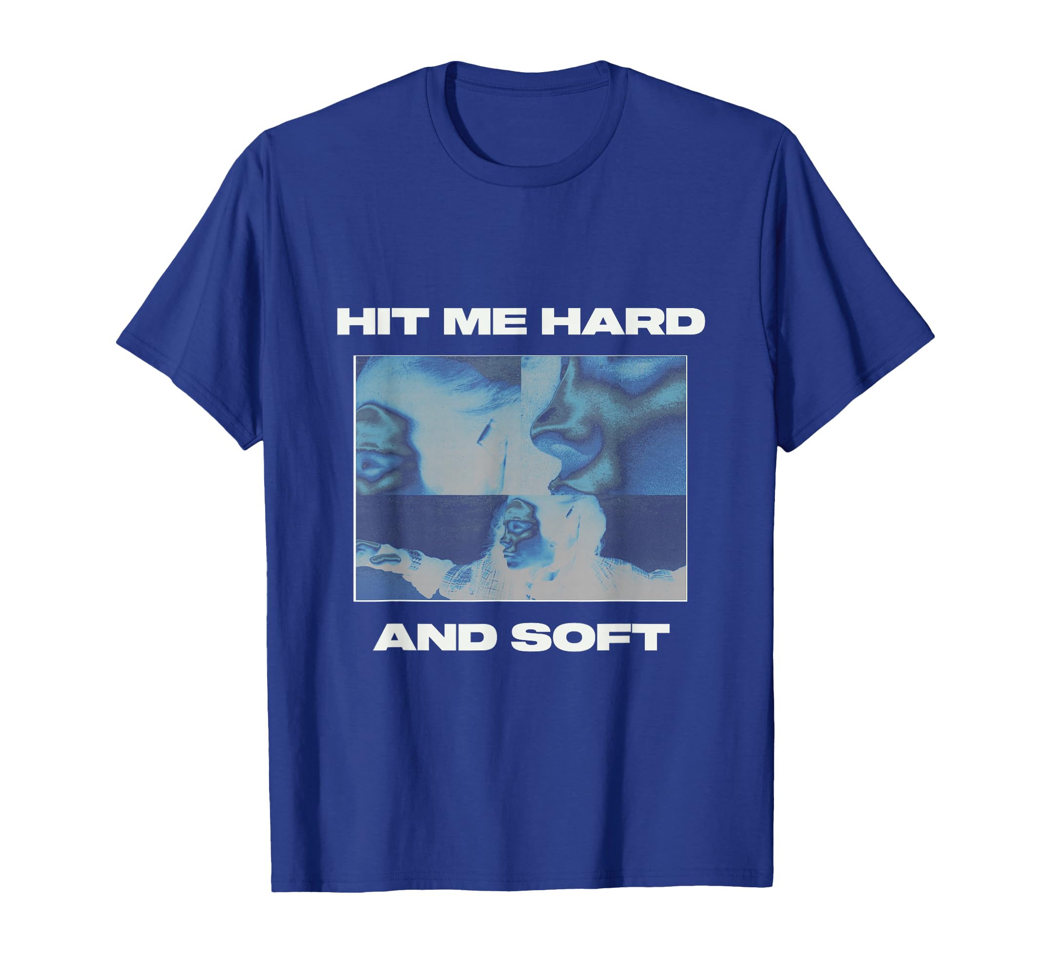 Official Billie Eilish HIT ME HARD AND SOFT Inverted Blue T-Shirt