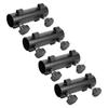 4pcs Camping Tent Rod Holders Windproof Awning Rod Holder Portable Tent Fixed Tube Pole Stands for Fishing Hiking