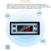 Temperature Controller Thermostat Digital with Dual Sensors for Incubators For Water Heaters and Refrigerators