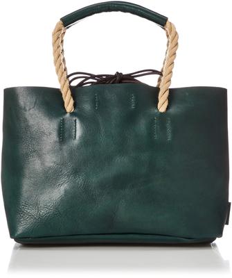 Forna Ledertasche mit Seilgriff, Damen, Grün (60)