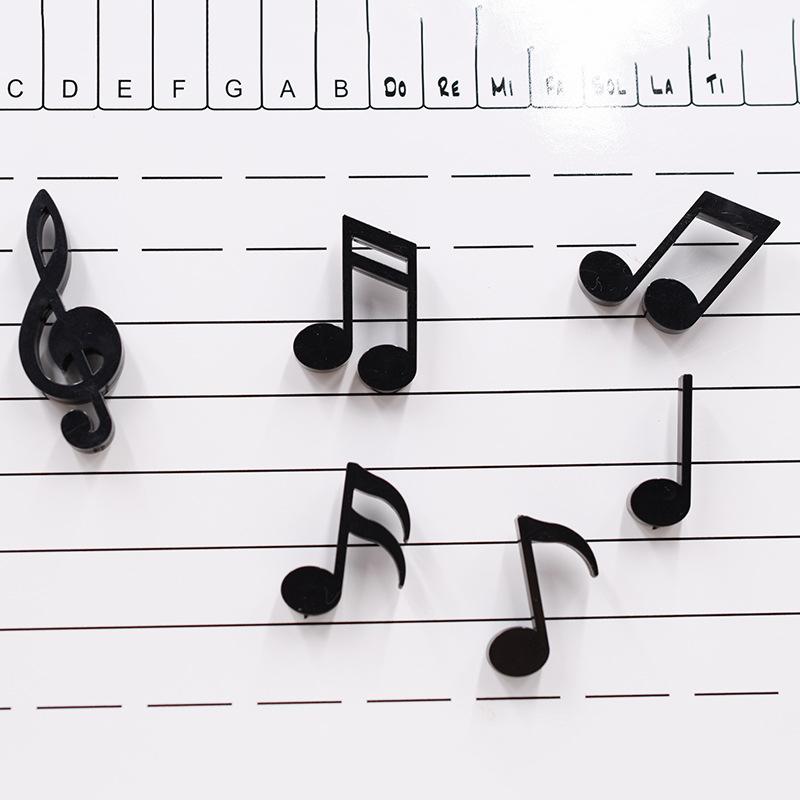 6-Piece Set Of Music Note Refrigerator Magnets Creative Music Note Refrigerator Magnets Photos Comments Stickers Home Decoration