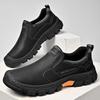 Men's Thick Sole Wear-Resistant Leather Hiking & Casual Shoes