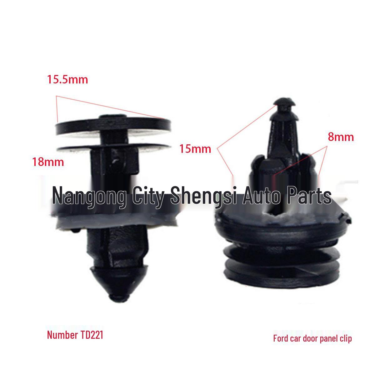 

Universal Ford Focus Door Panel Trim Clips for Skirts and Accessories 10,000 pieces