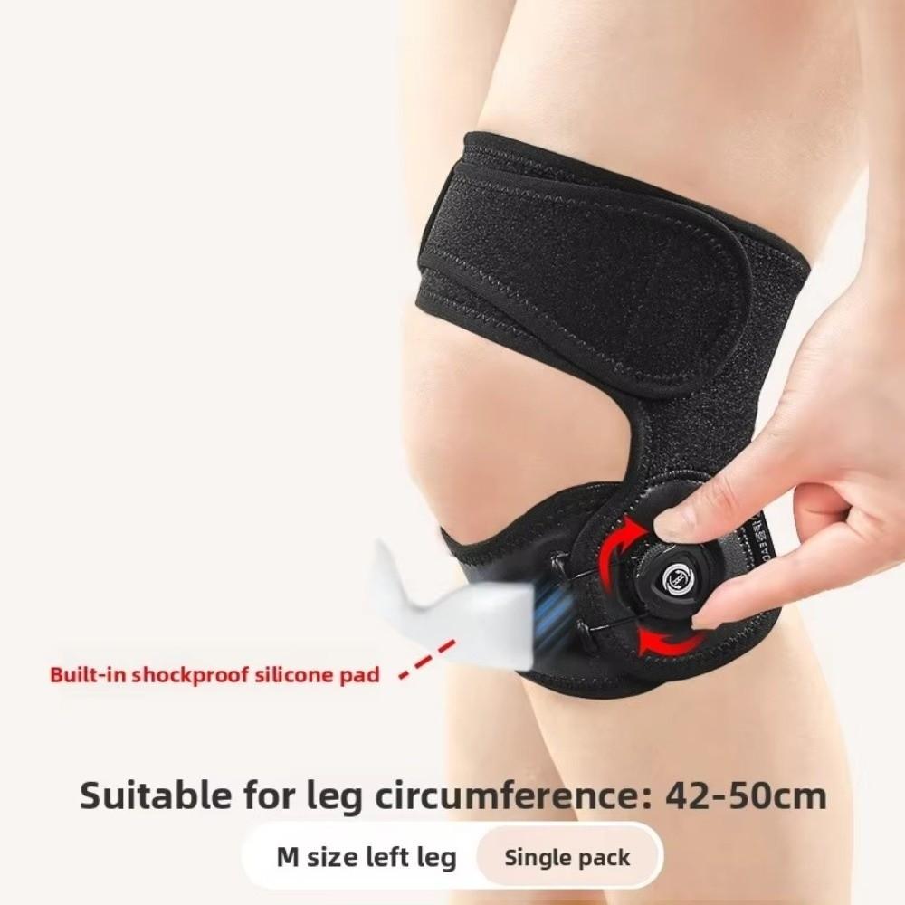 Adjustable Knob Patella Tendon Support Strap Soft Silicone Cushion Knee Pad Knee Brace Fitness