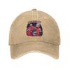 Stephen Bunting Bootleg Washed Denim Baseball Caps Snapback Baseball Hats Breathable Casquette Outdoor Unisex