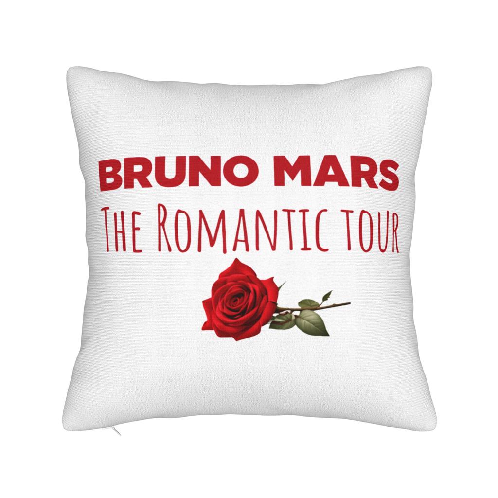 Bruno Mars Musiktour Quadratische Kissenbezüge Kissenbezüge Individuell Reißverschluss Dekor Kissenbezug Für Sitz 18"