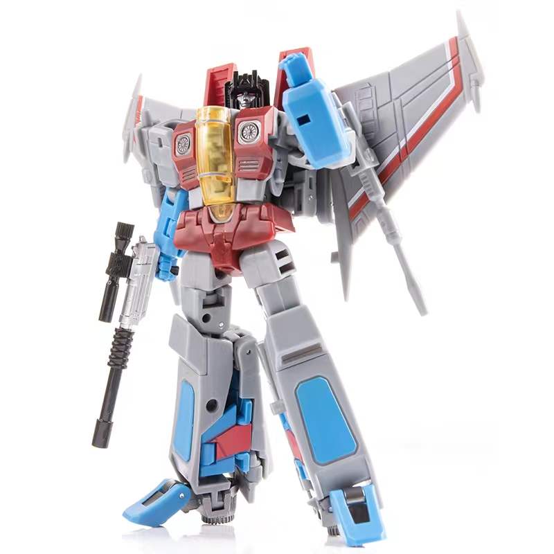 

Трансформация Starscream False Eperor Air Craft с подставкой и Cape Crown Action Figure Игрушка в подарок