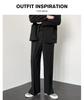 Men's Casual Loose Fit Nine-Point Suit Pants - 2022 Spring/Autumn Collection