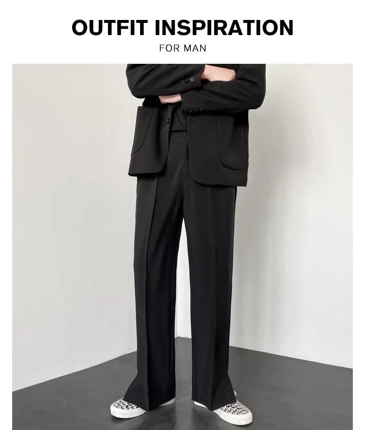 Men's Casual Loose Fit Nine-Point Suit Pants - 2022 Spring/Autumn Collection