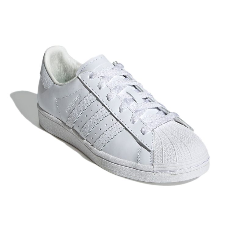 Adidas Originals Superstar Synthetic Leather Low-Top Sneakers Women Sneakers White GZ3096
