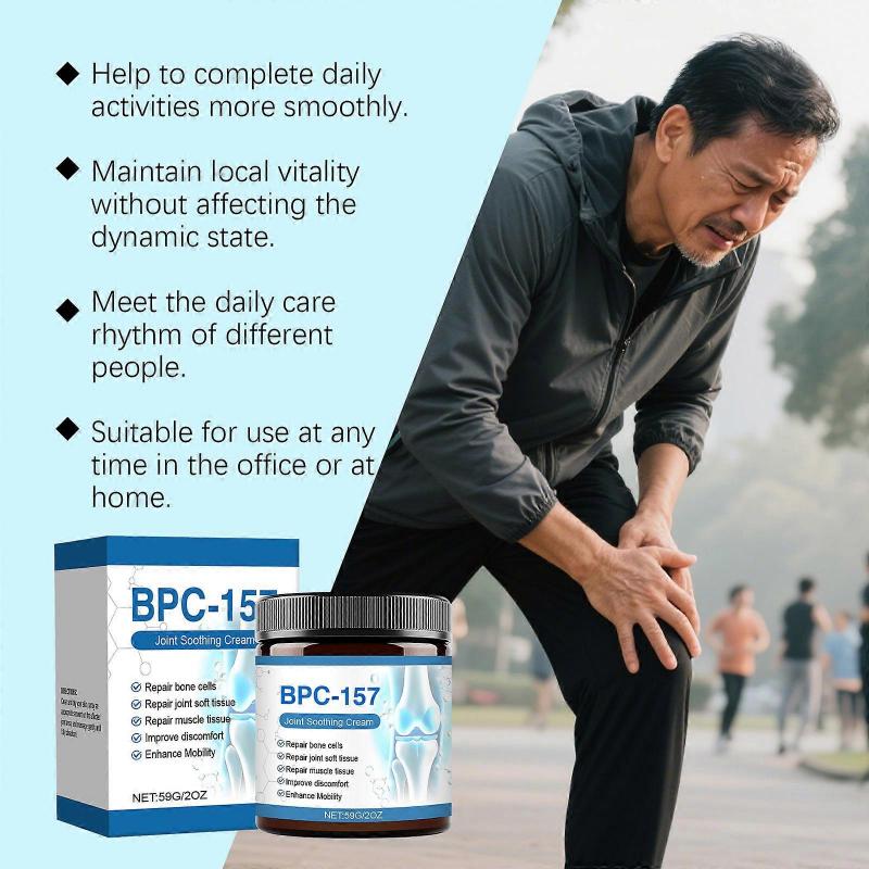 BPC-157 Advanced Joint Pain Relief Massage Cream Fast-Acting Formula for Post-Workout Recovery, Supports Joint Comfort & Muscle Recovery