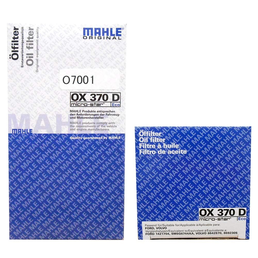 MAHLE Filter Element Volvo C30 C70 S40 S80 V40 V50 V60 V70