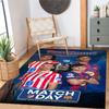 Atletico Madrid Customizable Name Carpet Design for Playrooms Dining Room Kitchen Study room Antislip Carpet Anime Office Decor Spiritual Gift