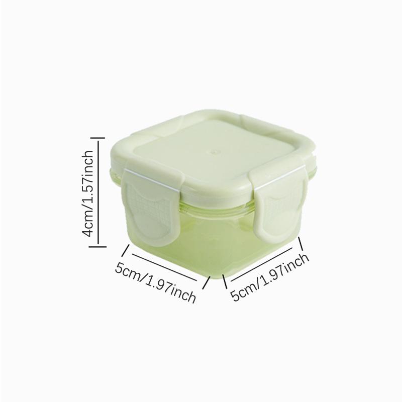

60Ml Leak Proof Reusable Food Storage Plastic Container Kitchen Accessories зелёный