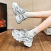 Fashion 2025 Women Luxary Chunky Sneakers Mesh Breathable Height Increase Trainers Sports Running Casual Ladies Fitness Vulcanize Shoes