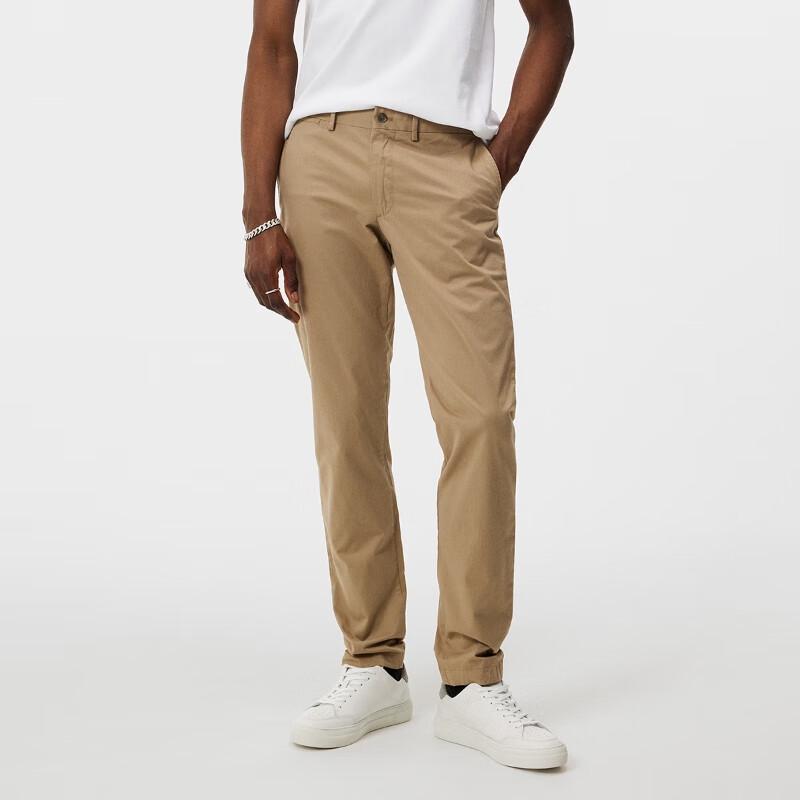 J.Lindeberg Men's Satin Cotton Slim-Fit Stretch Pants