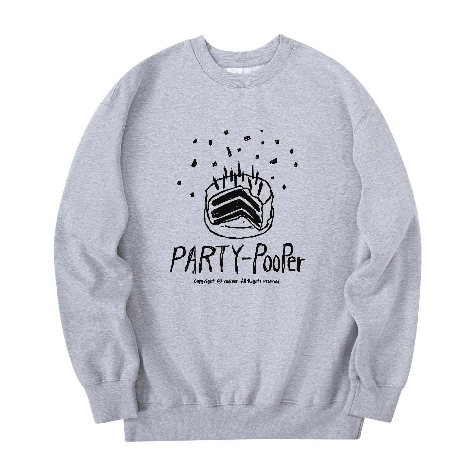Свитшот Radineo Party Puffer Серый Gray (Gray)/M