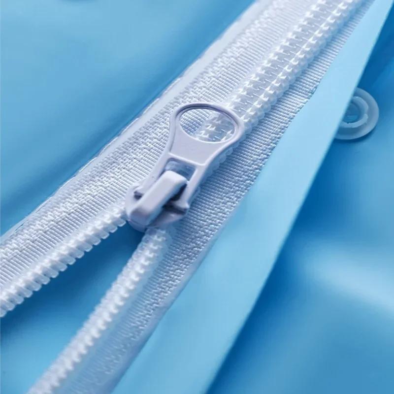 Wasserdichter Kinderregenmantel (PVC) - Niedliches Dinosaurier- & Einhorn-Design Regenponcho Jacke mit Rucksack-Fleck Ideale Studenten-Regenbekleidung