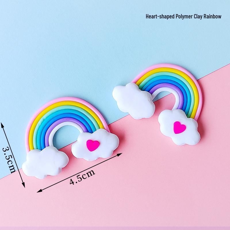 Double Layer Rainbow Balloon Cake Topper: Colorful Happy Birthday Decoration