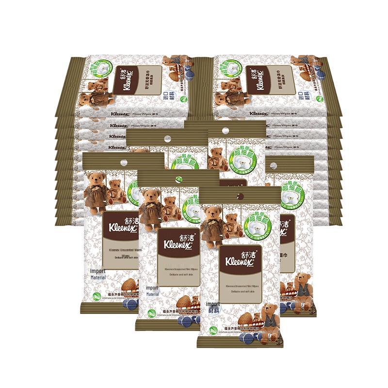 Kleenex Bear Embossed Portable Wet Wipes