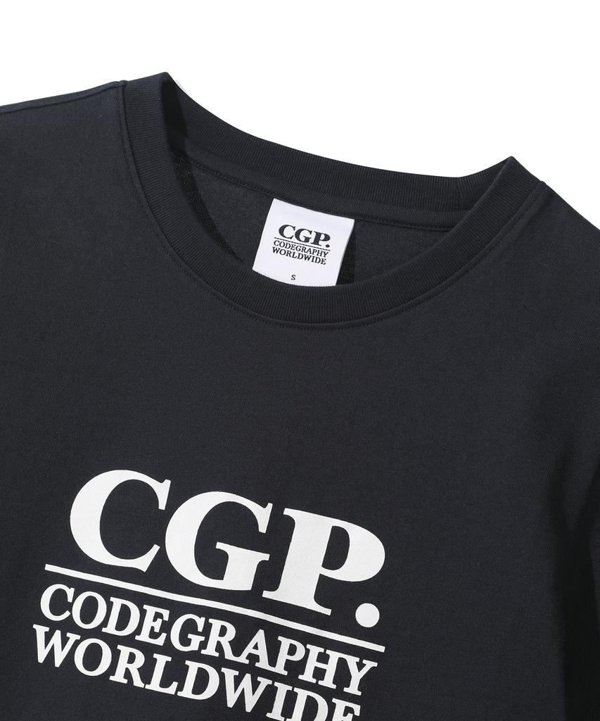 CGP (Women) Square Logo Short Sleeve T-Shirt_Dark Navy