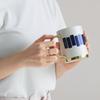 Gold Blue Art Mug 2-piece Set (choose 1 Color)