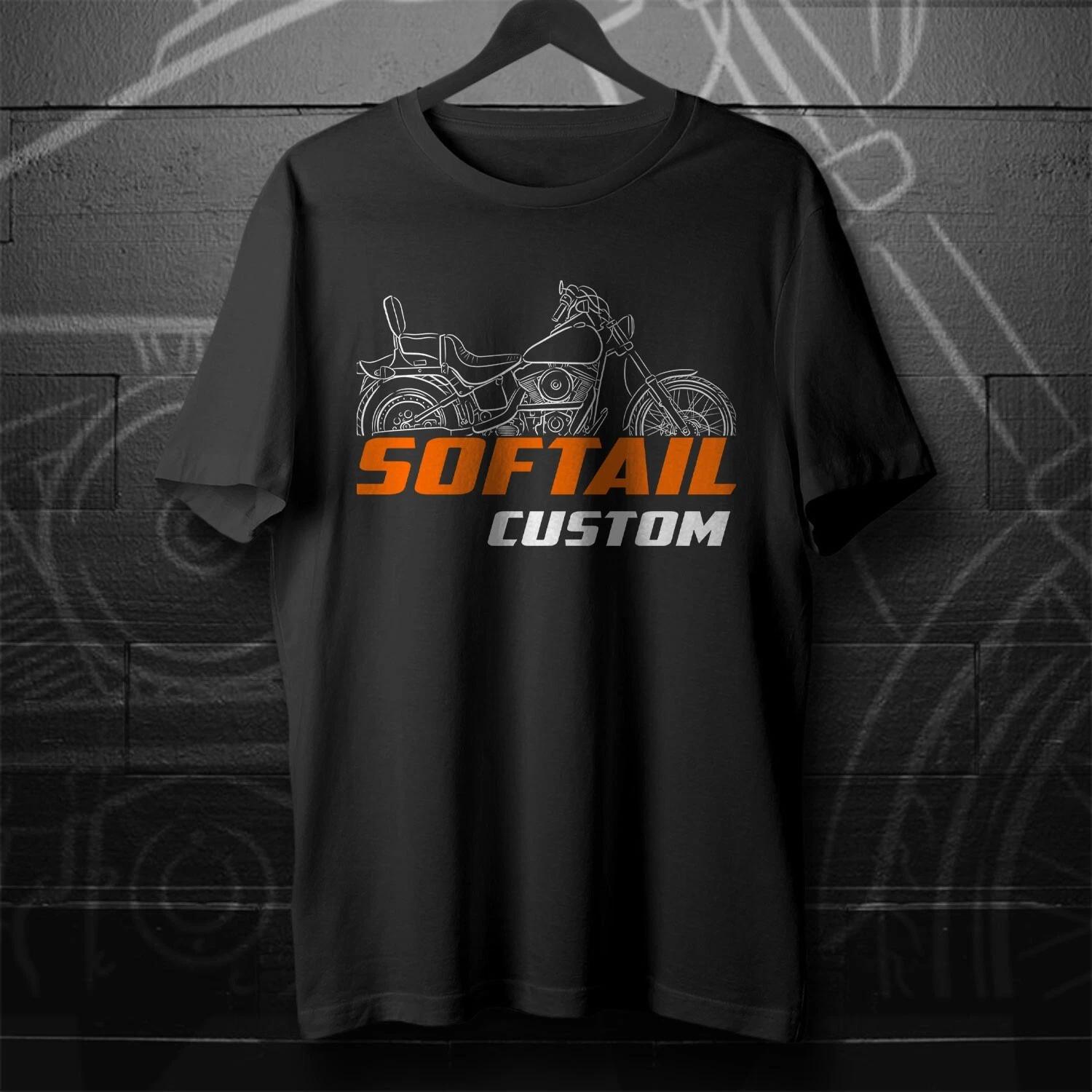 

For Harley-Davidson FXSTC Softail Custom 1986-2010 fans - Motorcycle T shirt S