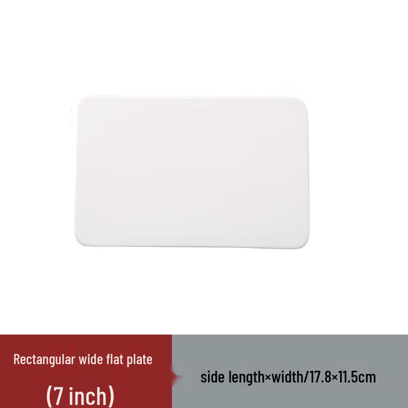 Pure White Ceramic Dinner Plate